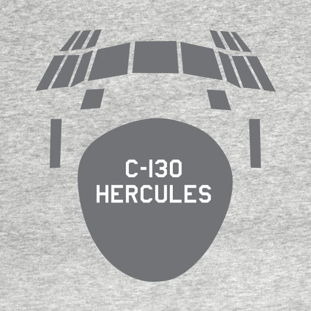 C-130 Hercules Front by Caravele